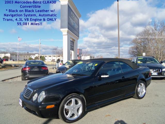 2003 Mercedes-Benz CLK-Class CLK430 Cabriolet w Navigation